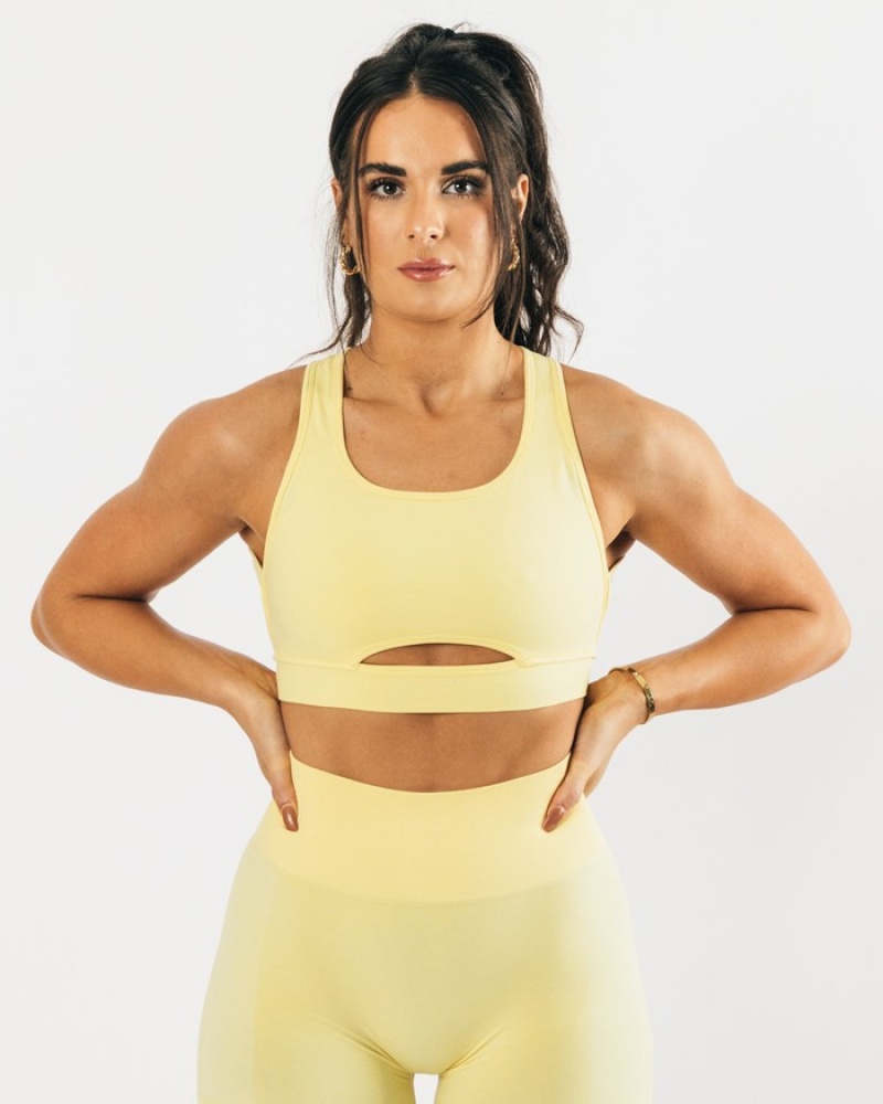 Sutiene Dama Alphalete Trinity Galbeni | 614978-XAH