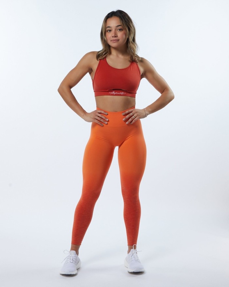 Sutiene Dama Alphalete Trinity Rosii | 946712-PXK
