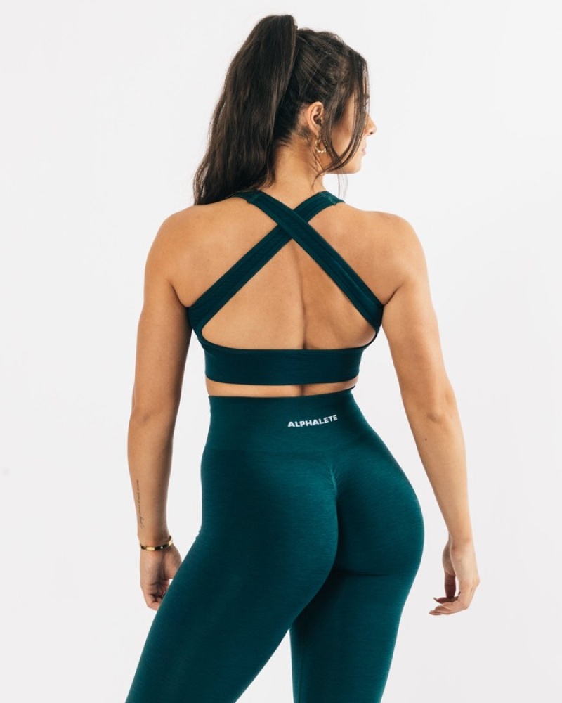 Sutiene Dama Alphalete Vault Turcoaz | 912845-HYW